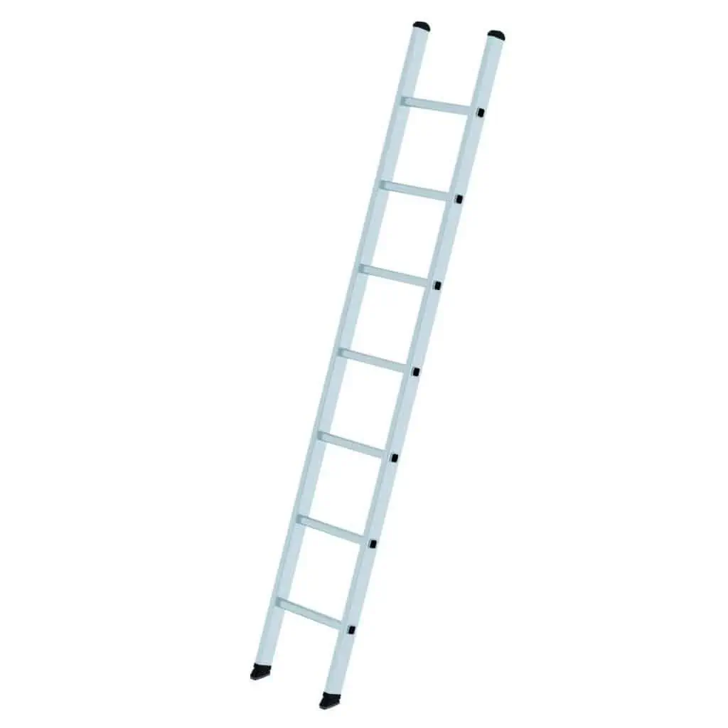 Günzburger Sprossen-Anlegeleiter 350mm breit ohne Traverse 7-10 Sprossen