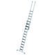 Günzburger - Stufen-Schiebeleiter 2-teilig mit nivello-Traverse und clip-step R 13 — Anzahl Stufen: 1x11 + 1x7…