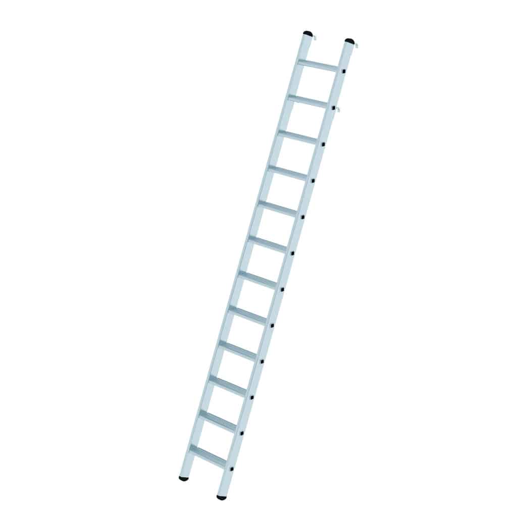 - Stufen-Regalleiter einhängbar – 80 mm tiefe, geriffelte Stufen