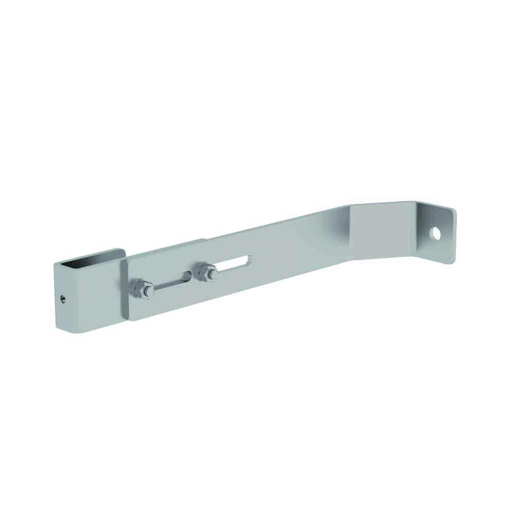 - Wandhalter Edelstahl verstellbar f. Schachtleiter – Stahl verzinkt