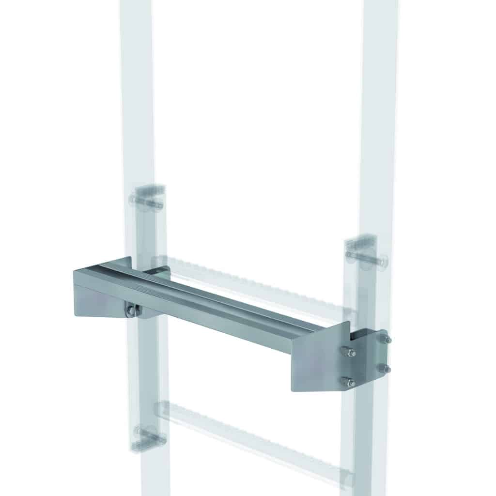 - Ausstiegstritt Stahl-verzinkt 520x100-300mm – Zur Verbreiterung der obersten Sprosse