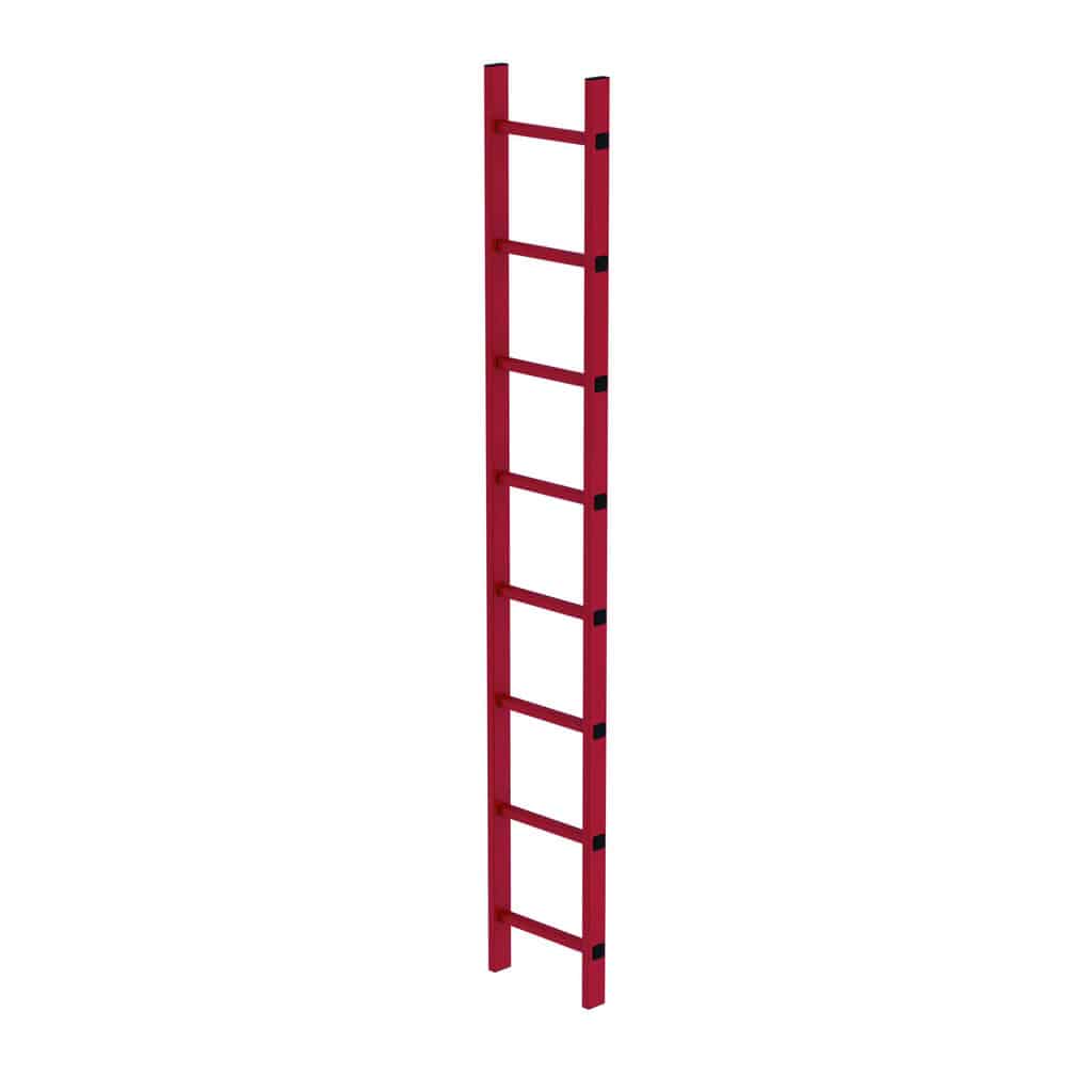 - Schachtleiter GFK 300mm Lichte Weite – Rechteckholme 58 x 25 mm
