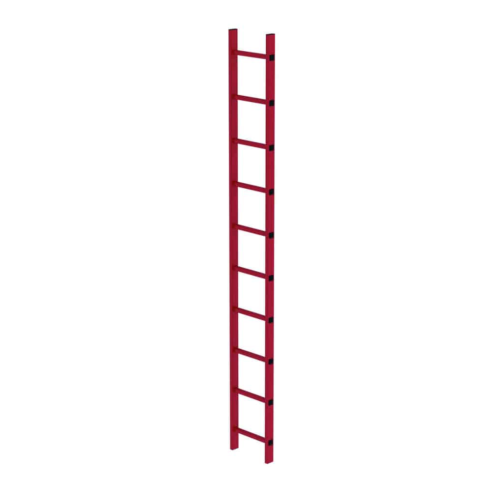 - Schachtleiter GFK 300mm Lichte Weite – Geriffelte Sprossen