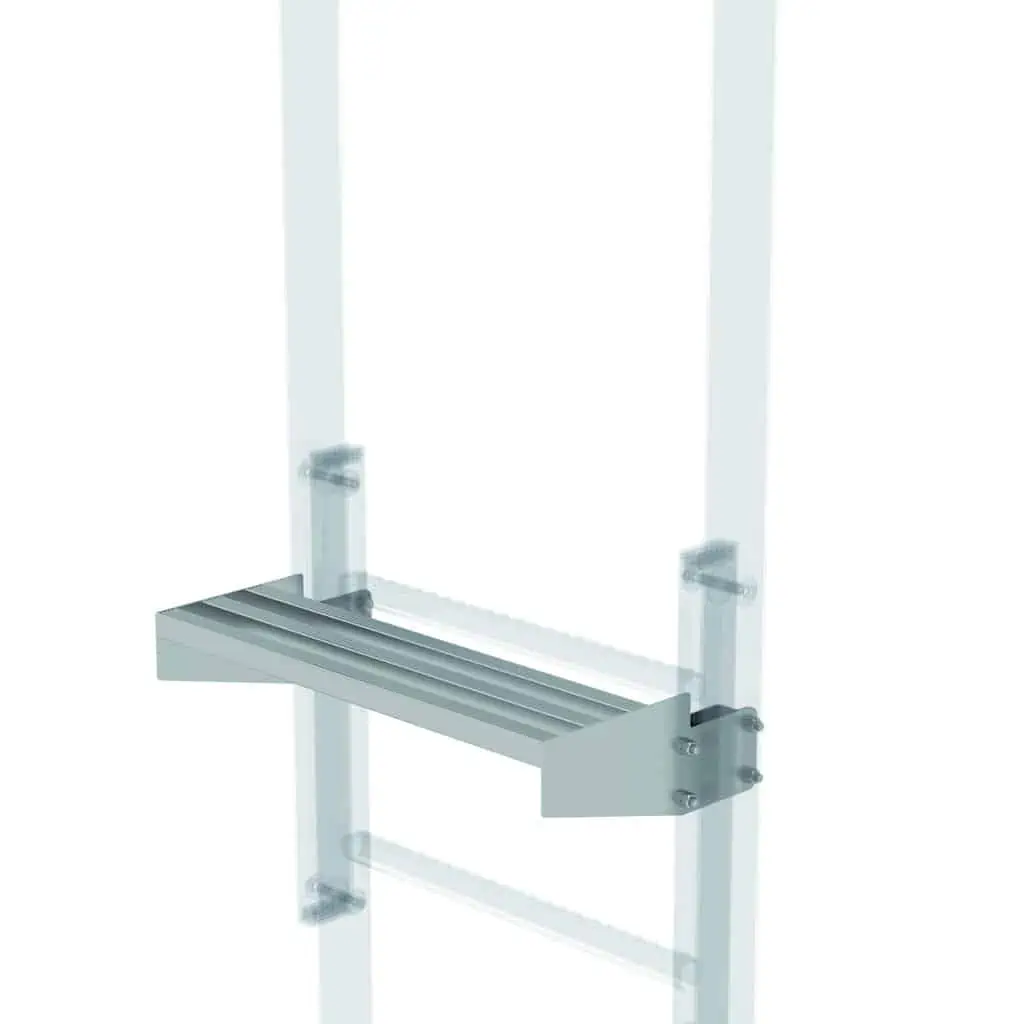 - Ausstiegstritt Edelstahl 520x100-300mm – Abmessungen: 520 x 100 –
