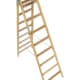 euroline Holz-Sprossenstehleiter mit Eimerhaken — Einsatzbereich: Handwerk & Industrie, Leiter-Typ: Stehleiter…