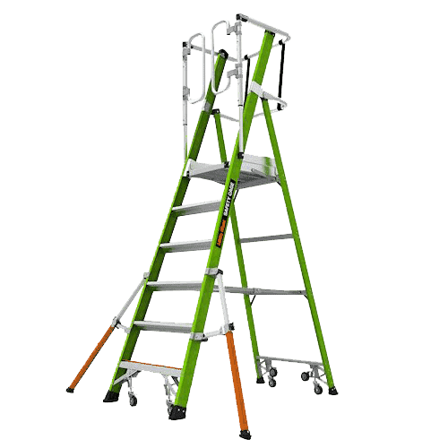Little Giant - Safety Cage 2.0 - Podestleiter — Stufenanzahl: 10 Stufen