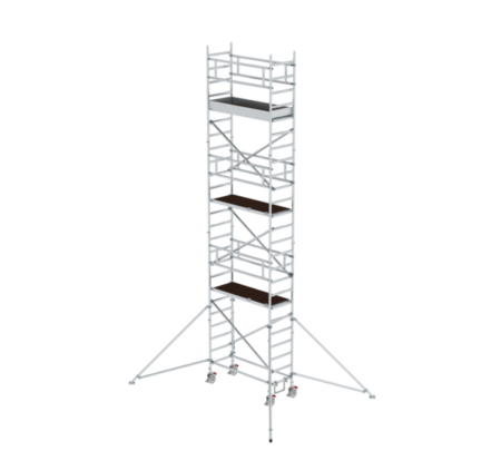 Hochwertiges Baugerüstturm für professionelle Arbeiten in der Höhe, stabil und sicher, ideal für Renovierungen, Fassadenarbeiten und Wartungsarbeiten.