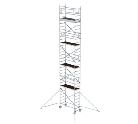 Hochwertiges Baugerüstturm für sichere Arbeiten in der Höhe, ideal für Renovierungen, Fassadenarbeiten und Bauprojekte. Robust, stabil und leicht aufzubauen.