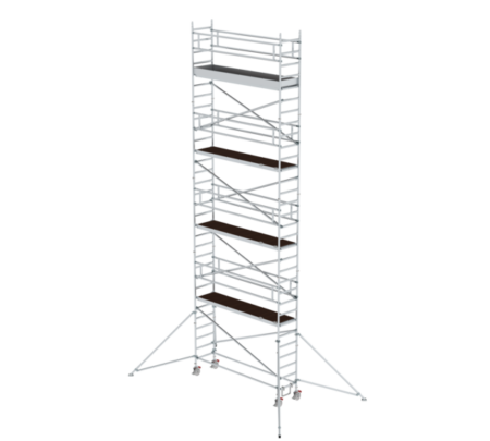 Hochwertiges Baugerüstturm für professionelle Arbeiten, leicht aufzubauen und stabil. Perfekt für Renovierungen, Fassadenarbeiten und Wartungsarbeiten im Hochbereich.