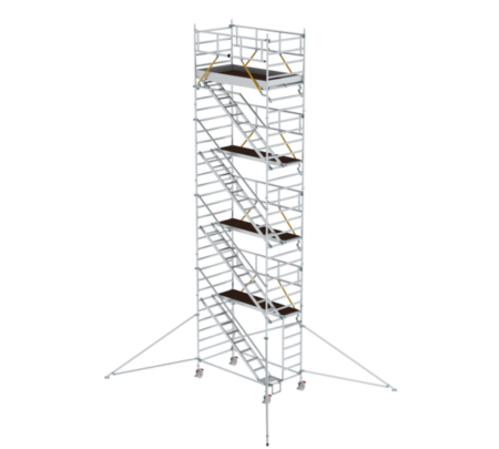 Hochwertiges Baugerüstturm für professionelle Arbeiten, stabil und sicher, ideal für Renovierungen, Fassadenarbeiten und Wartungsarbeiten im Bauwesen.