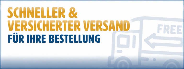 Schneller und versicherter Versand für Ihre Rollgerüst-Bestellung bei Mein Rollgerüst — Paket 1–2 Werktage, Spedition 3–5 Werktage