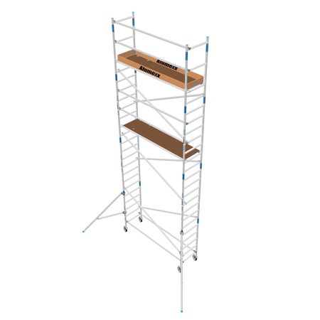 Alumexx Rollgerüst mit Streben 75×190