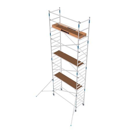 Alumexx Rollgerüst mit Streben 90×190