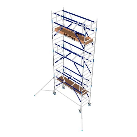 ASC AGS Rollgerüst 90 cm breit – 7 m Arbeitshöhe