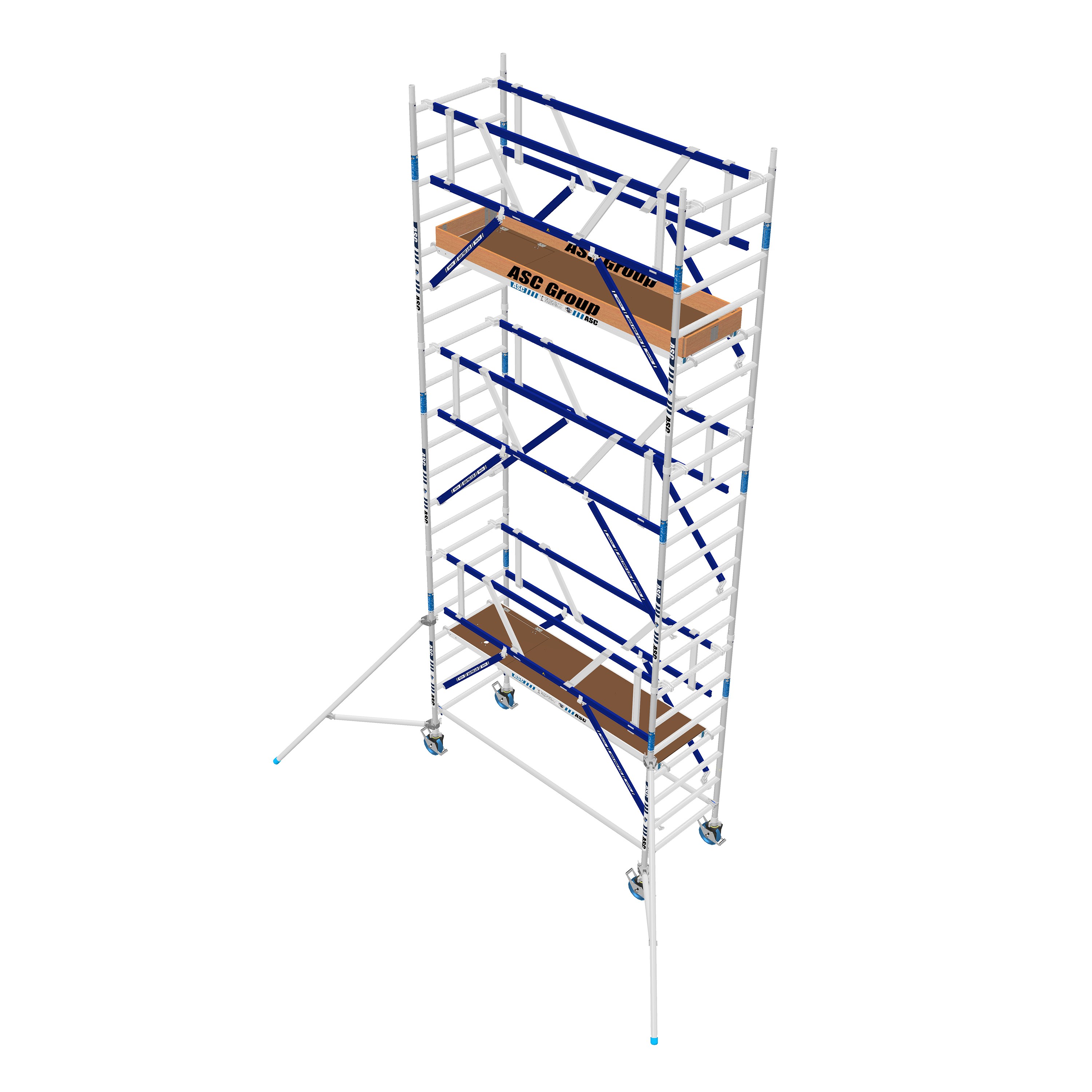 ASC AGS Rollgerüst 90 cm breit – 7 m Arbeitshöhe