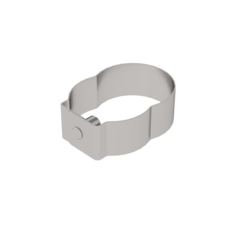 Gehäkelter Federclip-Halter für Rollgerüst, kompakte Metallklemme mit Bolzen.