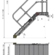 Stabiles Rollgerüst mit Aluminiumrahmen, ideal für Bau- und Renovierungsarbeiten, einfache Mobilität und hohe Sicherheit, geeignet für verschiedene Höhen.