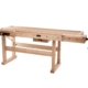Holzarbeitsbank mit verstellbarer Klemme, ideal für Heimwerker und professionelle Handwerker, robustes Design aus Holz, vielseitig einsetzbar.