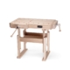 Robustes Holz-Rollgerüst für Heimwerkerprojekte, ideal für Arbeiten in der Höhe, mit stabilen Rollen und verstellbaren Höhen.