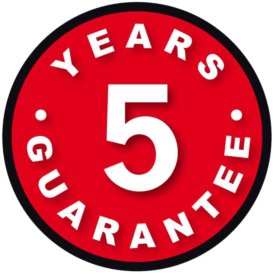 5 Jahre Garantie