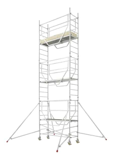 HYMER - Fahrgerüst ADVANCED SAFE-T mit Ausleger | 2,08 x 0,61 m