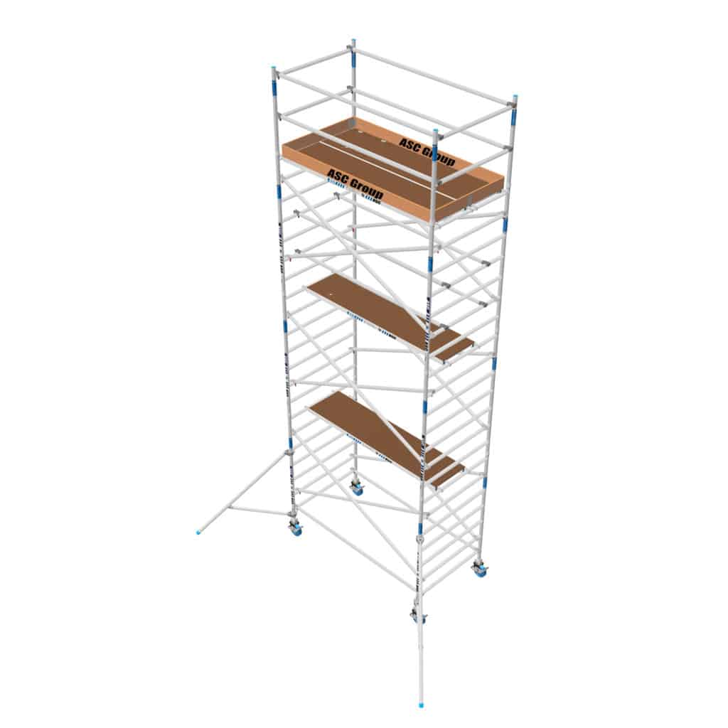 ASC Universal Fahrgerüst ® – breit — Arbeitshöhe: 4,20m, Hersteller-Garantie: 5 Jahre