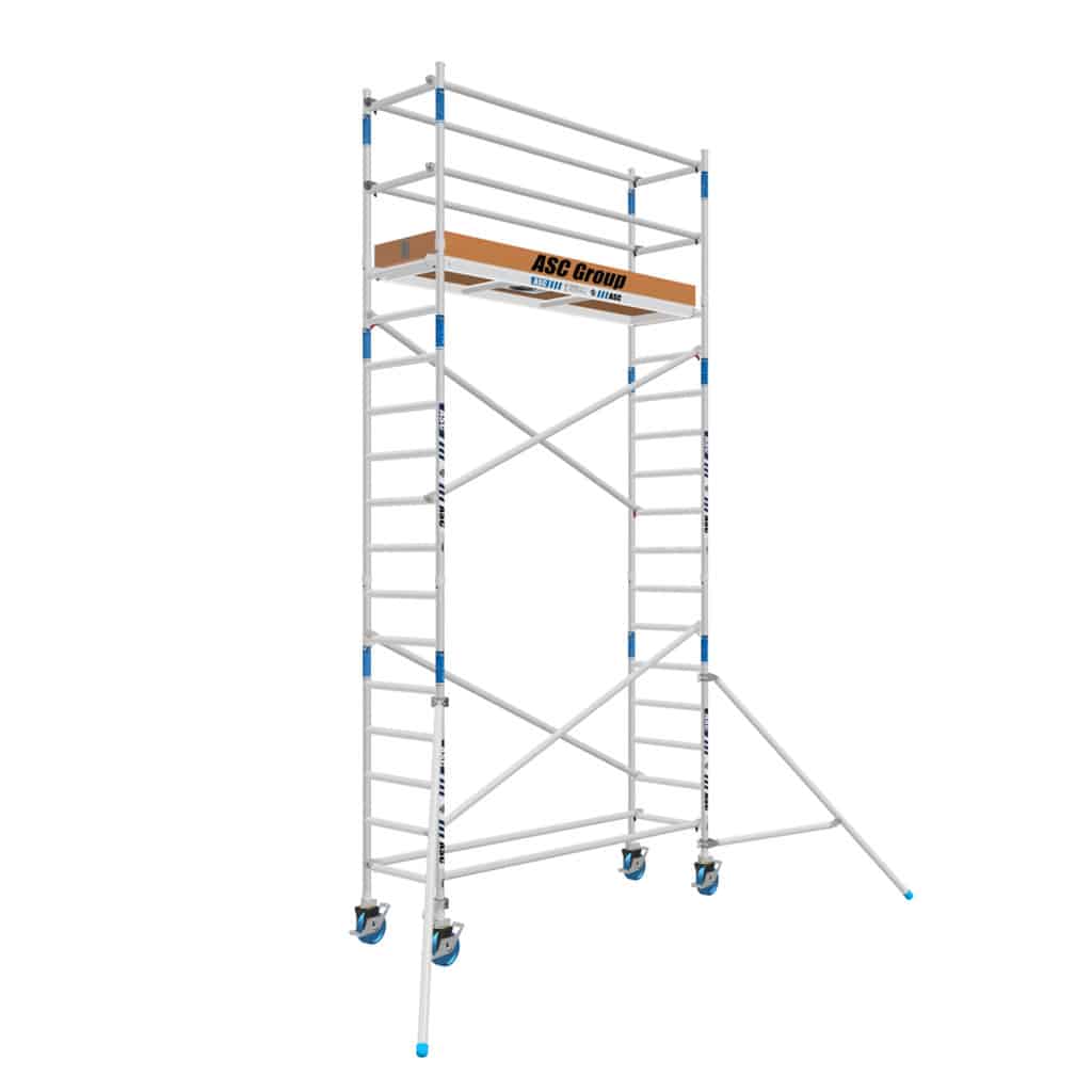 ASC Universal Fahrgerüst ® – schmal — Arbeitshöhe: 4,20m, Hersteller-Garantie: 5 Jahre