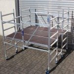 ASC Kombi-Rollbock® - Fahrgerüst — Arbeitshöhe: 2,70m, Gerüst-Typ: Klappgerüst | Zimmergerüst