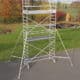 FahrGerüst 5500-A · Albert Gerüste · 3.00m x 0.85m · mit Auslegern · Sicherheitsaufbau — Arbeitshöhe: 2,90m…