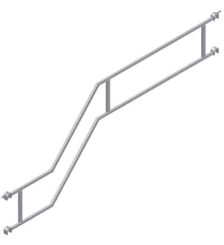 Albert Gerüste - Rollgerüst Treppengeländer für Ausstieg 3.00m - Art.Nr.7727