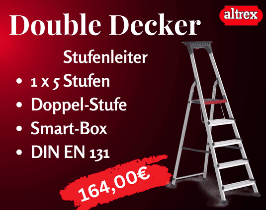 Altrex-Double-Decker-Stufenstehleiter