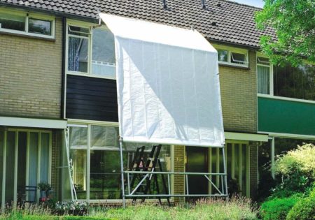 Altrex Wetterschutzsystem - Zelt | bei Wind und Wetter 2