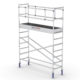 ALU-WORX - ProTUBE S 185x75 — Arbeitshöhe: 4,1m, Gerüst-Typ: Rollgerüst mit Auslegern