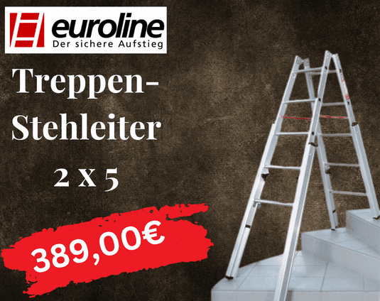 Euroline-Treppen- Stehleiter