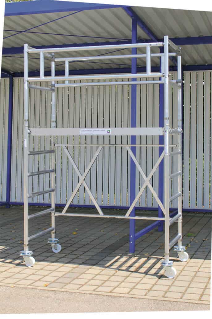 STEIGTECHNIK Klappgerüst Aluminium - TÜV Geprüft 2,75-8,80m