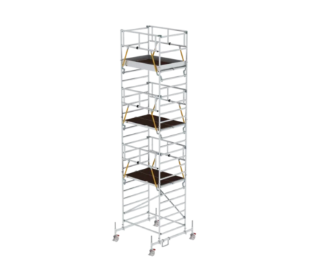 Günzburger - Rollgerüst SG 1,35 x 1,80 m mit Fahrbalken & Doppel-Plattform