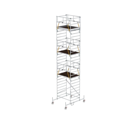 Günzburger - Rollgerüst SG 1,35 x 1,80 m mit Fahrbalken & Doppel-Plattform