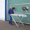 GÜNZBURGER STEIGTECHNIK Arbeitspodest R13 mit handlauf starr_anwendungsbeispiel mit rollen