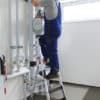 Günzburger Steigtechnik Alu Stehleiter 250kg einseitig begehbar mit clip-step R13
