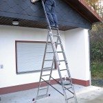 KRAUSE CORDA® Alu Vielzweckleiter ohne Treppenfunktion — SPROSSENANZAHL: 3 x 6, Einsatzbereich: Heimwerker & Handwerk