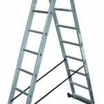 KRAUSE CORDA® Alu Vielzweckleiter ohne Treppenfunktion — SPROSSENANZAHL: 3 x 6, Einsatzbereich: Heimwerker & Handwerk