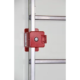 Leiterhalter pulverbeschichtet RAL 3000 für Bauseitige Profil-Halbzylinder · 19829