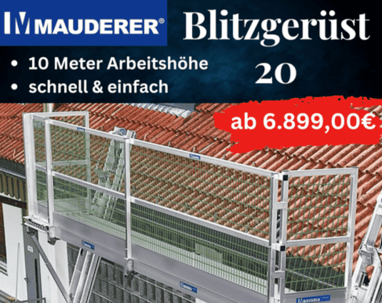 Mauderer Blitzgerüst - Sonderangebot ab 6899