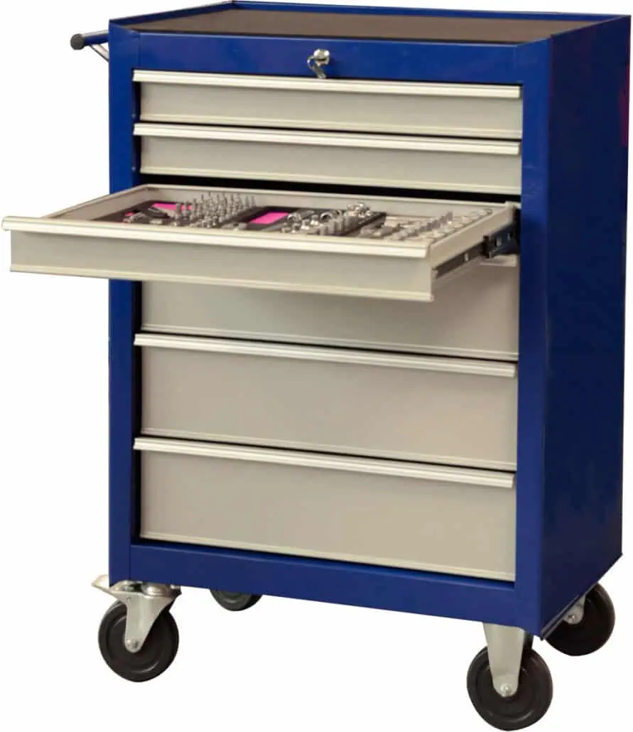 PROJAHN - Bestückter Werkstattwagen STAR mit 6 Schubladen 320tlg (ehemals ECOBlue)