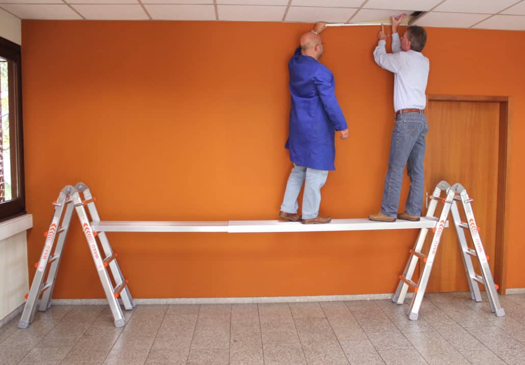 WAKÜ - Teleskopdiele 204/350/28 cm · 123 — GoogleTyp: zubehoer > leitern