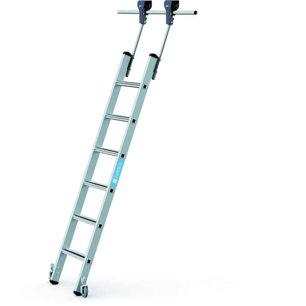 Zarges -Saferstep Trec LH - LM-Stufen-Regalleiter — Anzahl Stufen: 10, Leiter-Typ: Regal-Leiter