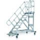 Zarges - Plattformtreppe Ergo Stop — Anzahl Stufen: 11, Neigung: 45 °