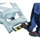 Zarges - Plattformtreppe Ergo Stop — Anzahl Stufen: 11, Neigung: 45 °