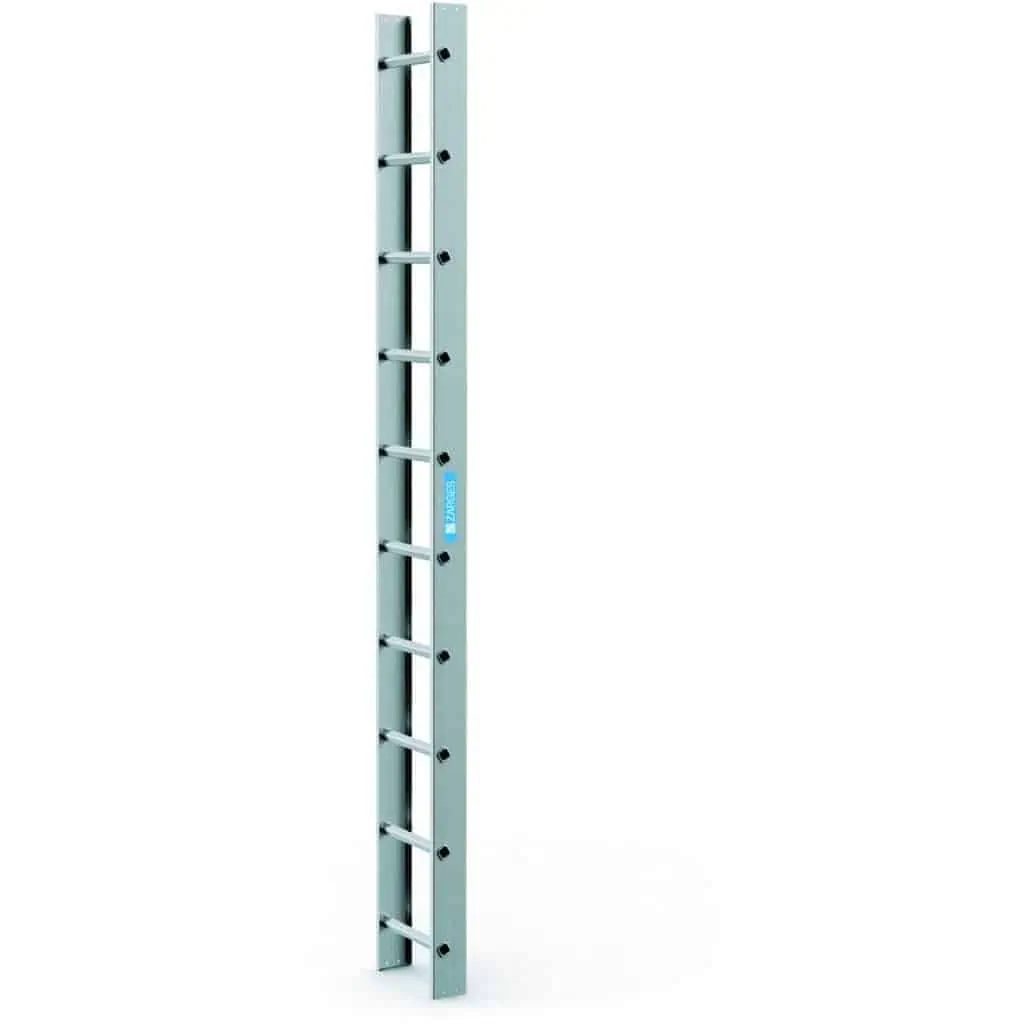 Zarges - Dachleitern — Anzahl Sprossen:: 10, Farbe: Alu, natur