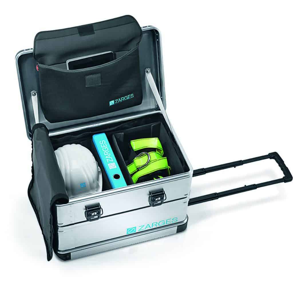 Zarges - Deckeltasche — Abmessungen: L x B x H (mm): 260 x 150 x 40